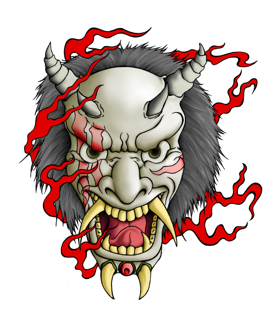 Oni Mask Free Download PNG Image