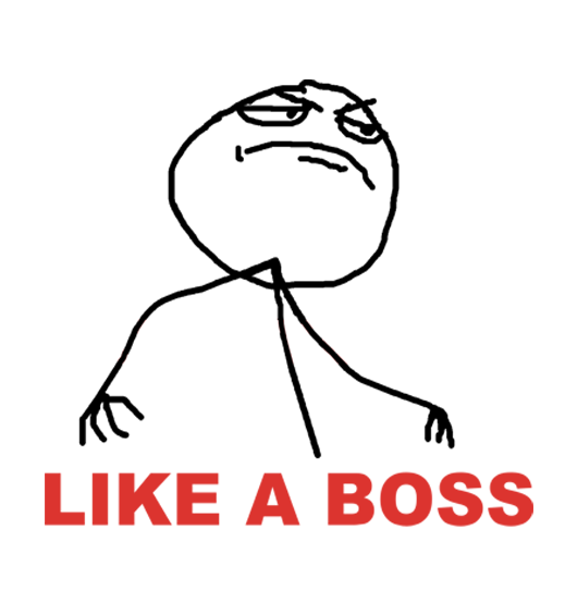 Like A Boss File PNG Image