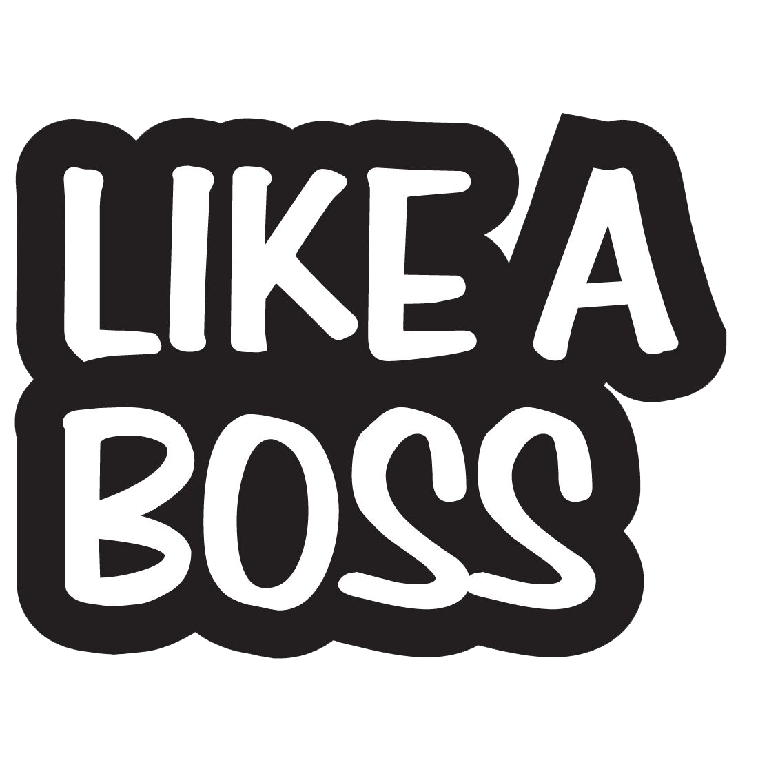 Like A Boss Image PNG Image