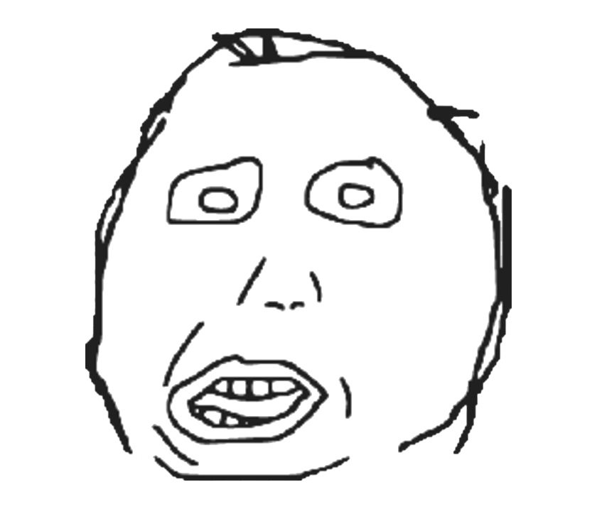 Meme Face Derp Free HD Image PNG Image