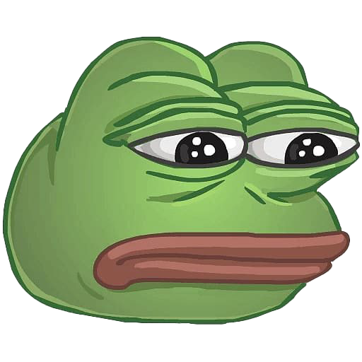 Meme Picture Pepe Frog Sad The PNG Image