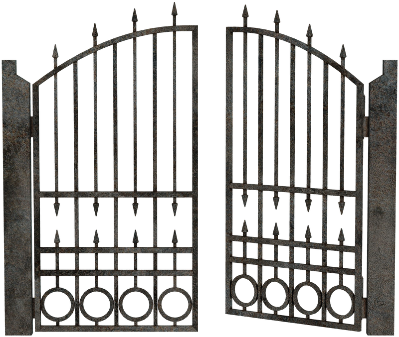 Entry Metal Photos Gate Free HQ Image PNG Image