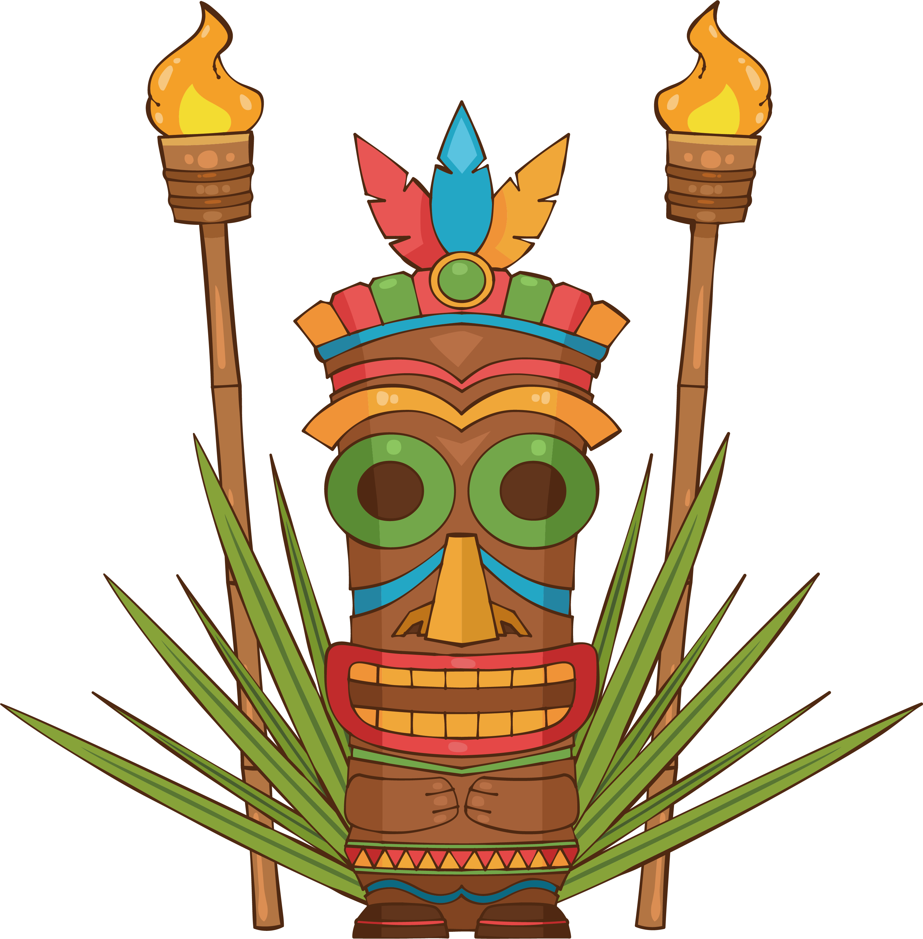 Painted Run Arcade Runner Mask Hawaii Funcandi PNG Image