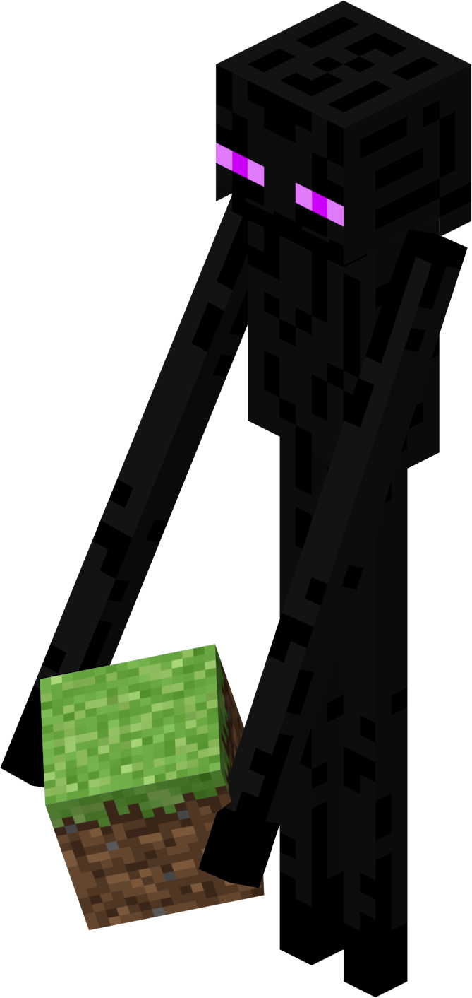 Minecraft Enderman Png PNG Image