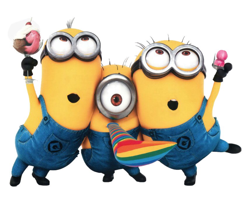 Birthday Minions Free PNG HQ PNG Image