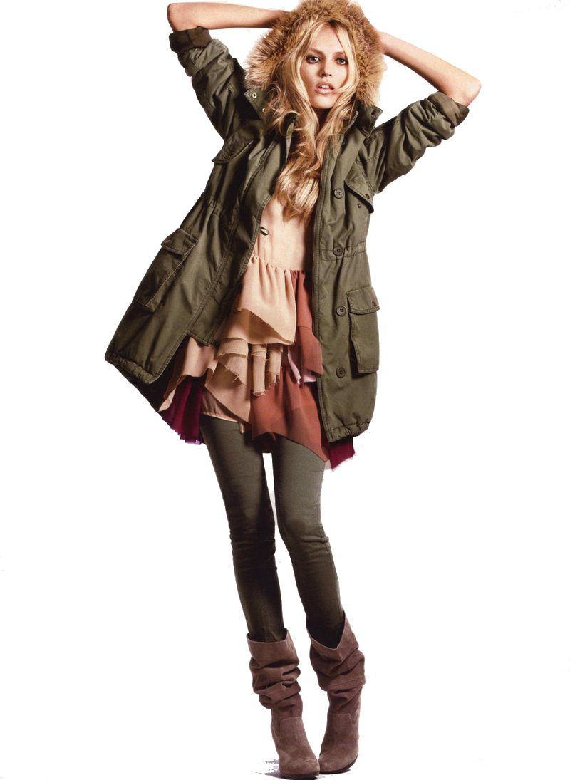 Fashion Model Image PNG Image