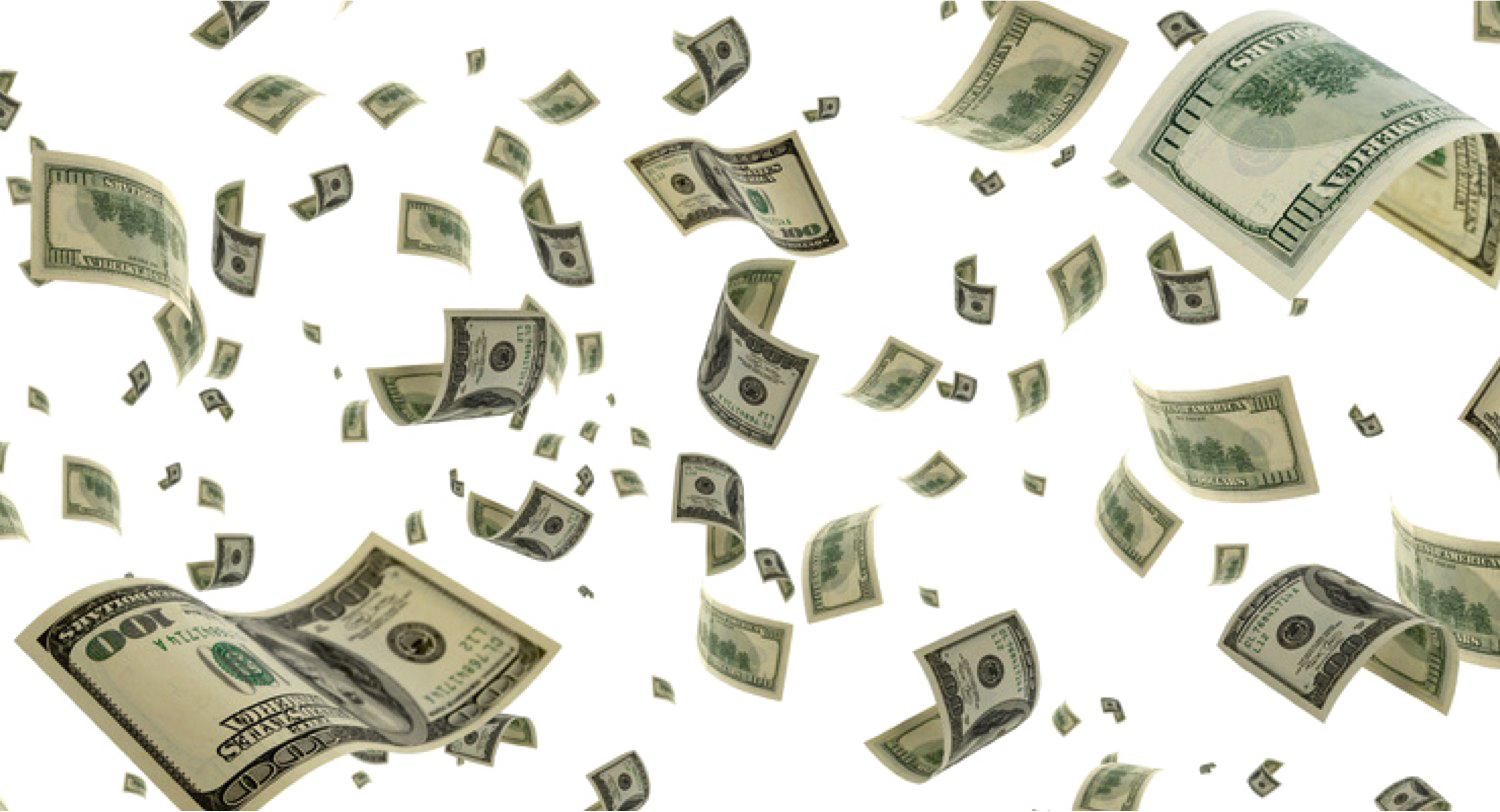 Falling Banknote HD Image Free PNG Image