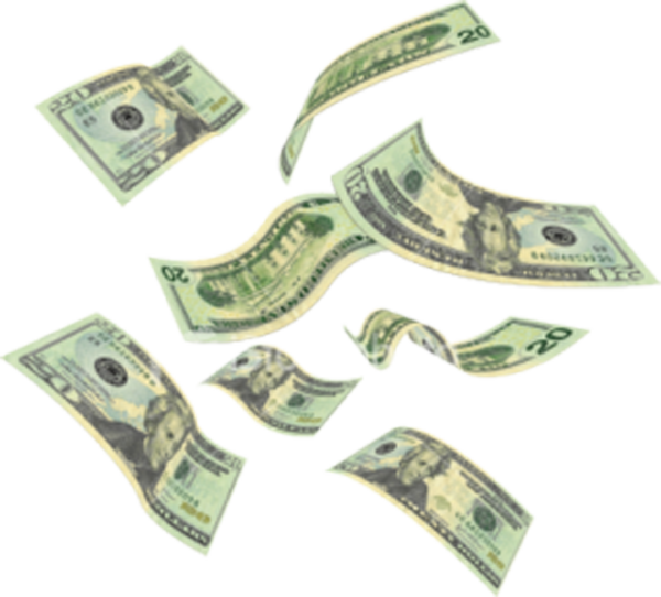 Money Falling Free Transparent Image HQ PNG Image