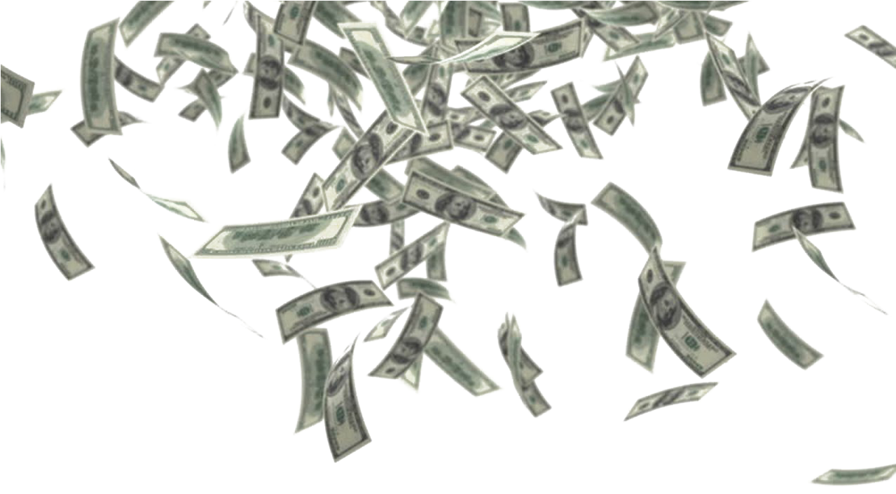 Money Falling Free HQ Image PNG Image