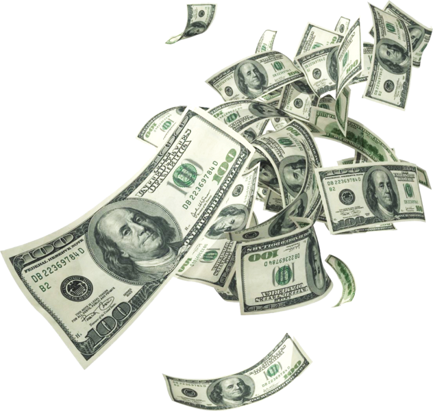 Money Falling Pic Free HQ Image PNG Image