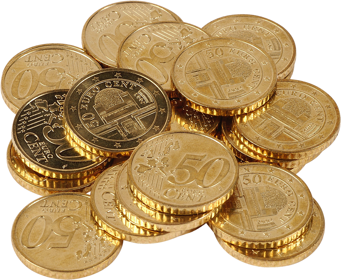 Gold Euro PNG Free Photo PNG Image