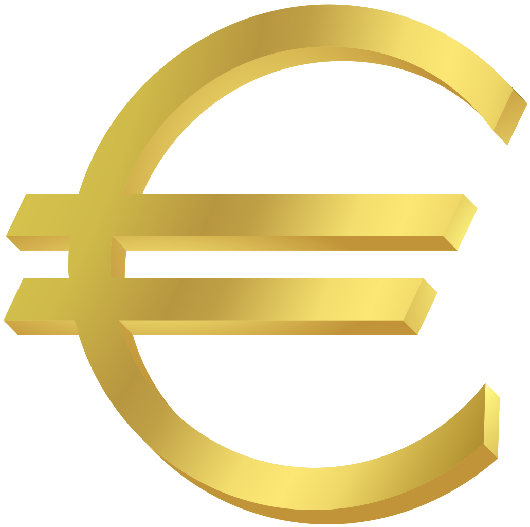 Symbol Gold Euro Download HQ PNG Image