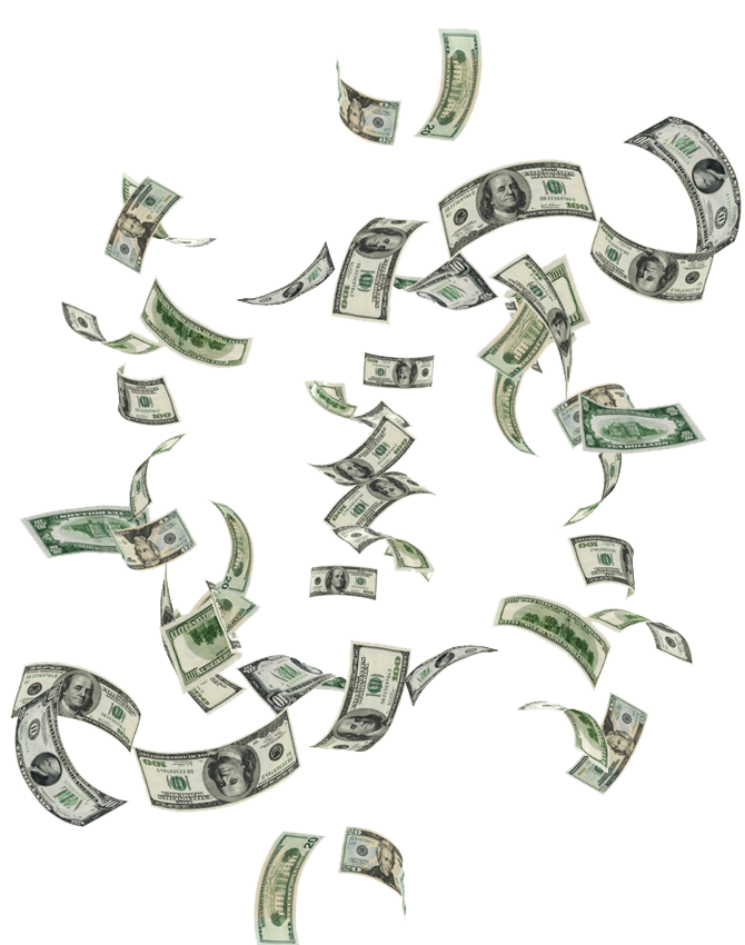 Money Falling Free Transparent Image HQ PNG Image