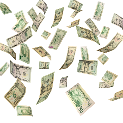 Money Falling Notes HD Image Free PNG Image