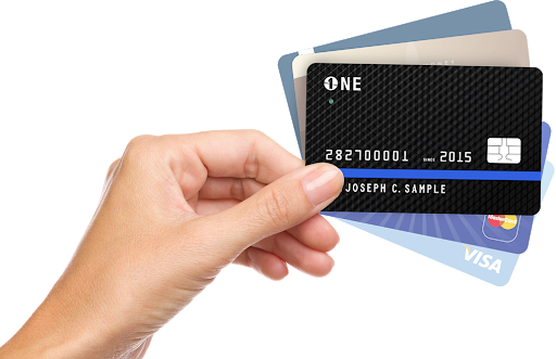 Card Credit Holding Female Hand PNG Image