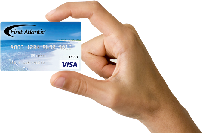 Credit Male Card Holding Hand PNG Image