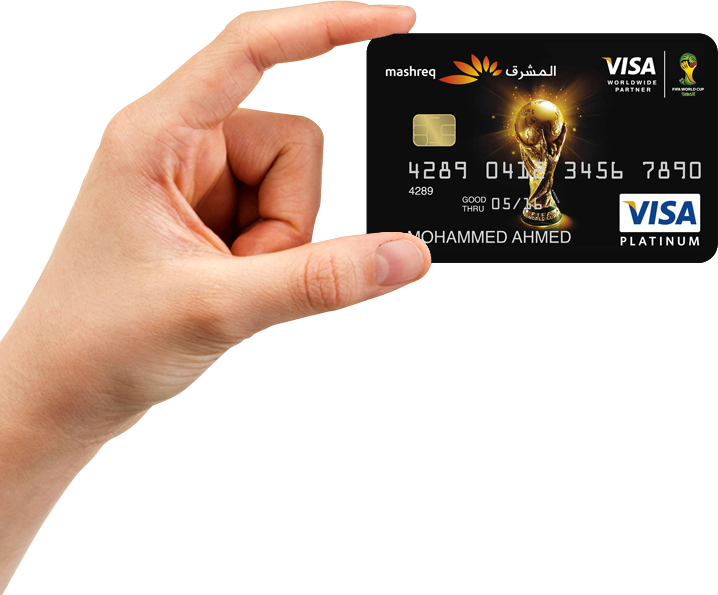 Credit Male Card Holding Hand PNG Image