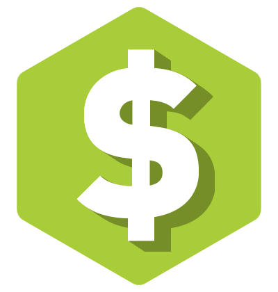 Green Dollar Symbol PNG Image