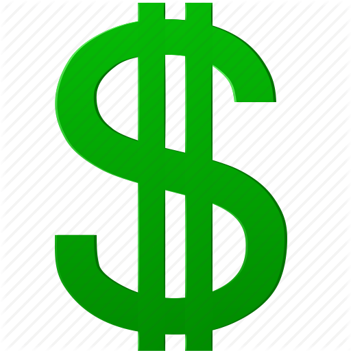 Green Dollar Symbol Transparent PNG Image