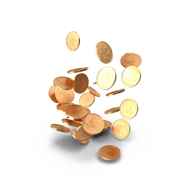 Falling Coins Image Free Download Image PNG Image