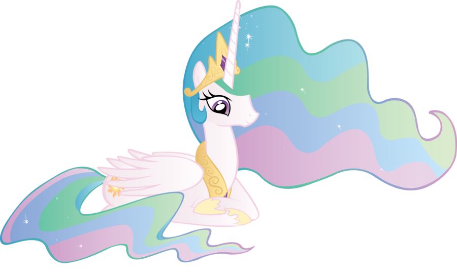 Princess Celestia Transparent Background PNG Image