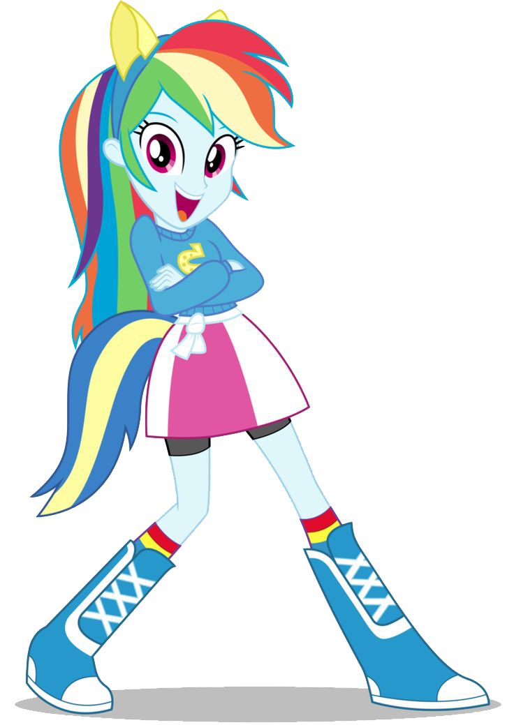 Rainbow Dash Equestria Girls Image PNG Image