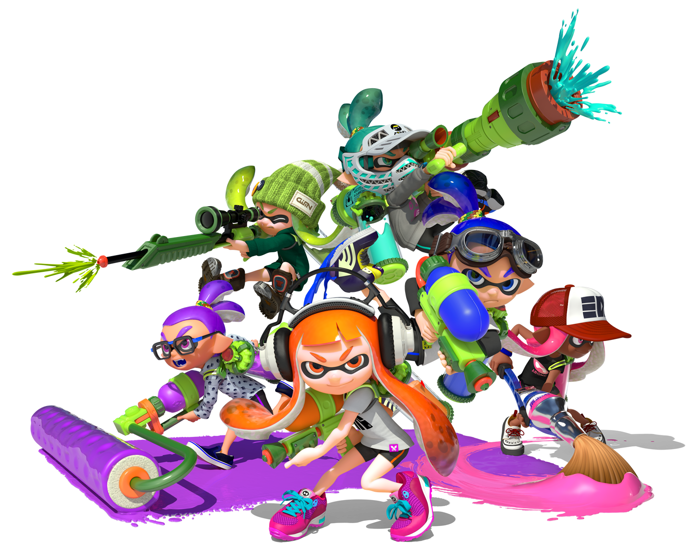 Splatoon Toy Figurine Wii Free Download Image PNG Image