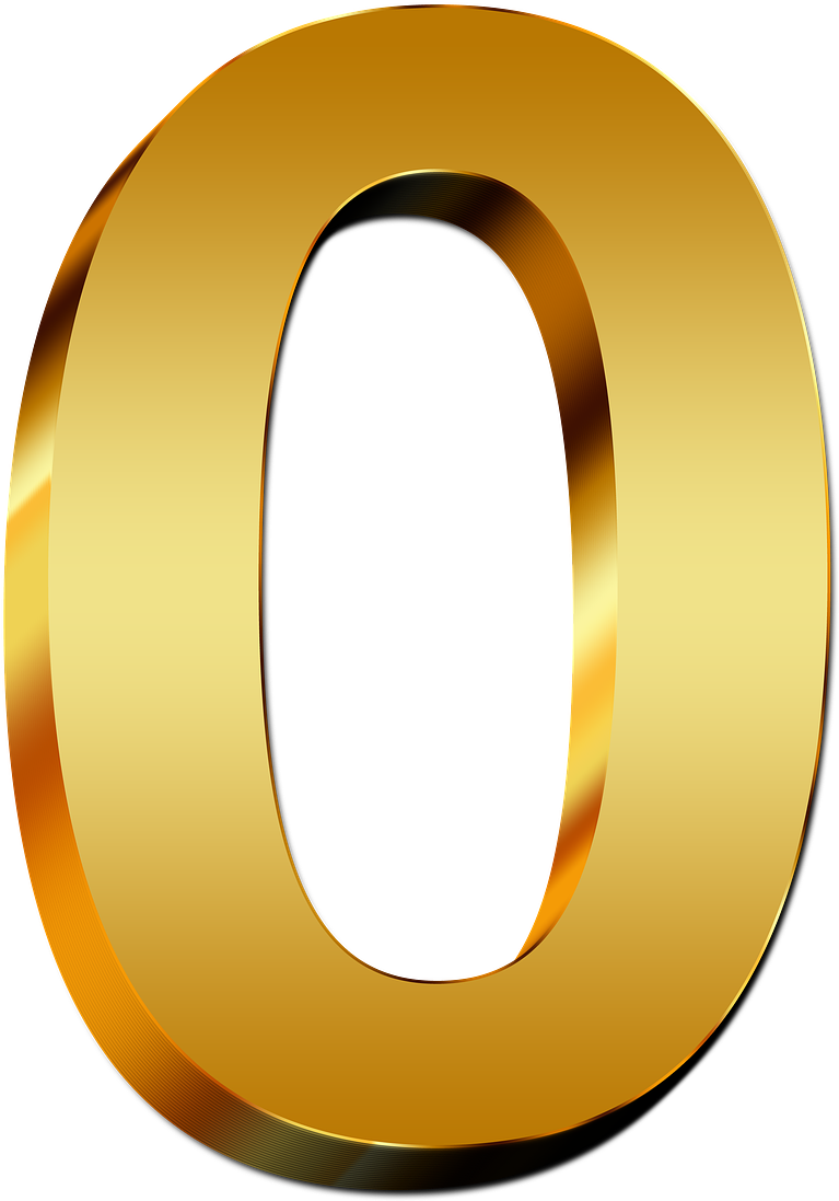 Number Gold Free Transparent Image HD PNG Image