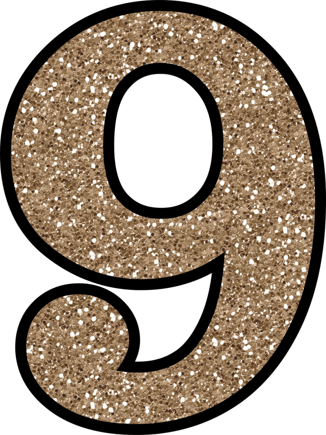 9 Number Free Clipart HD PNG Image