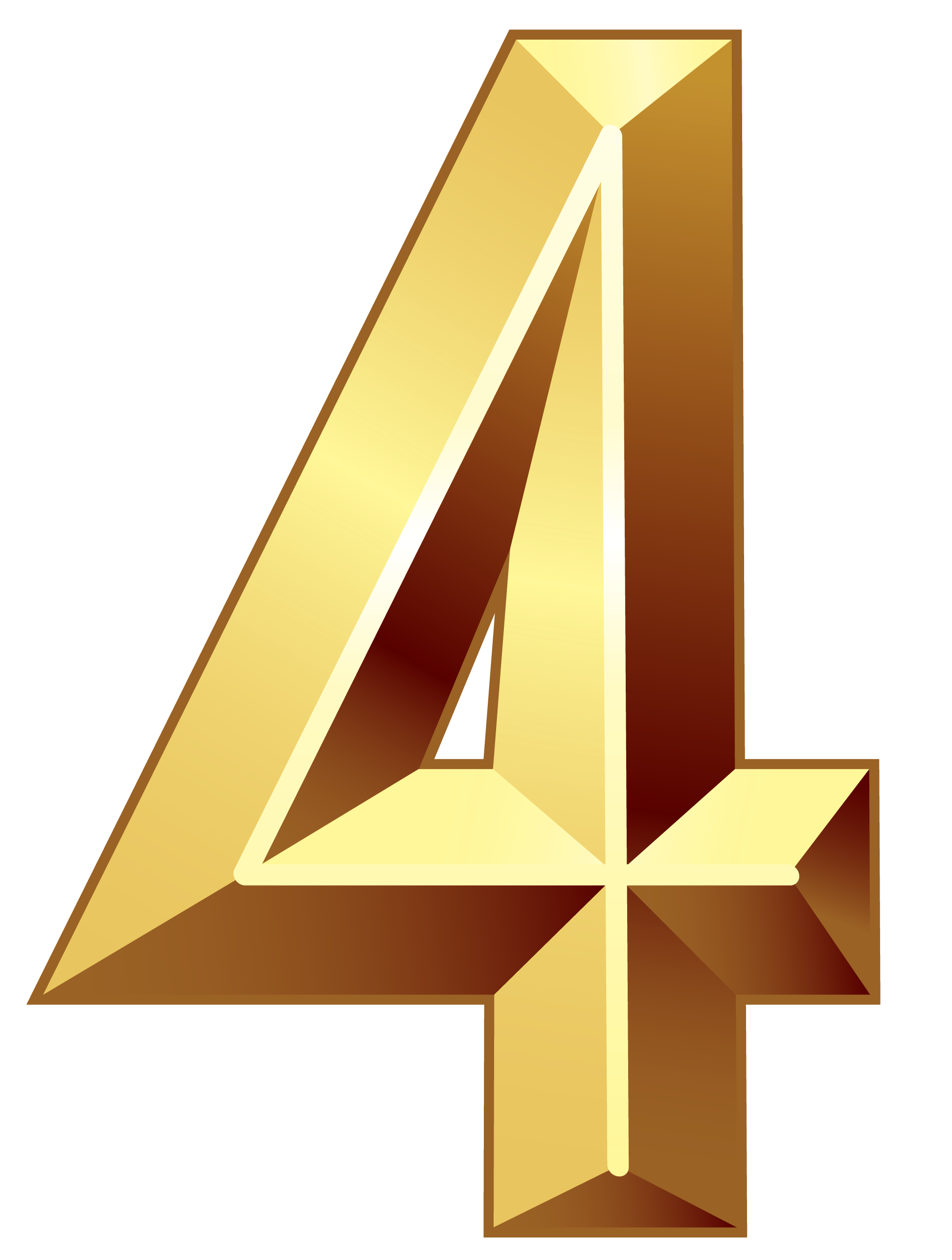 4 Number HQ Image Free PNG Image