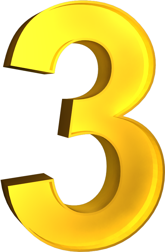 3 Number PNG File HD PNG Image