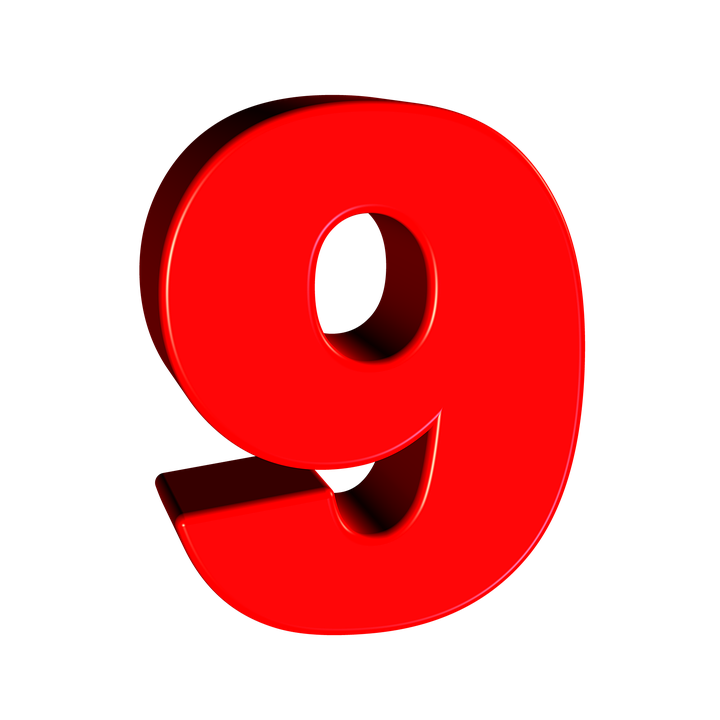 9 Number Download Free Image PNG Image