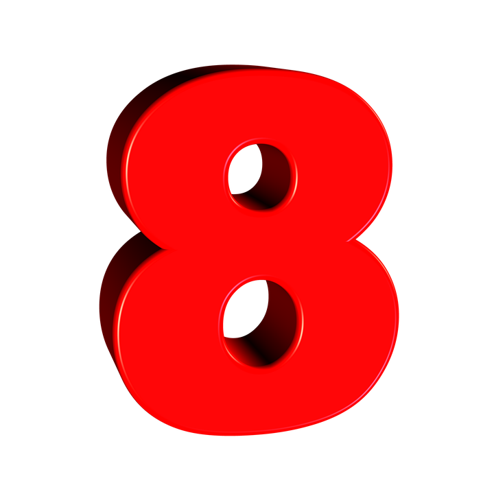 Images 8 Number Free Transparent Image HD PNG Image