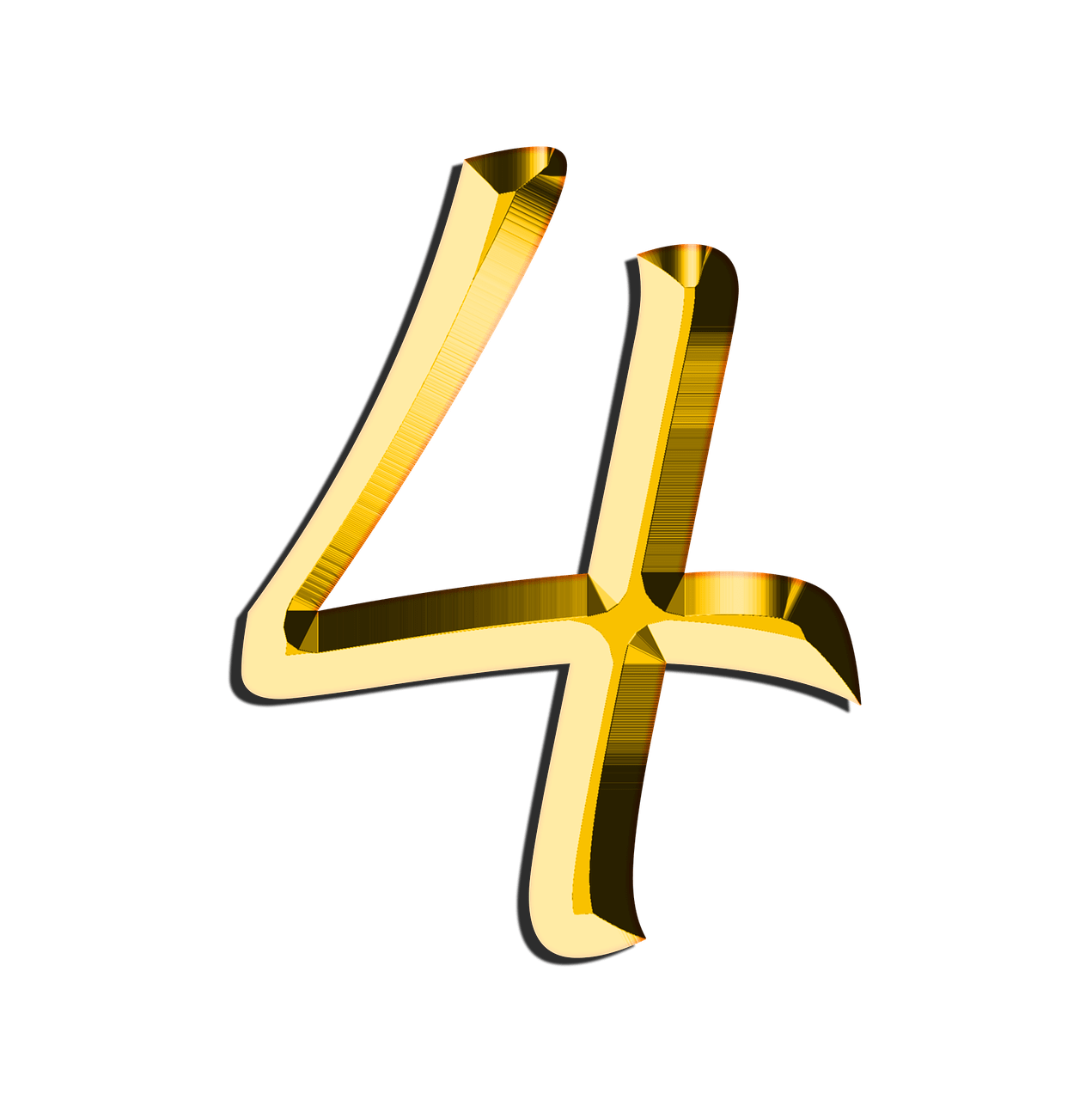 4 Number Download Free Image PNG Image