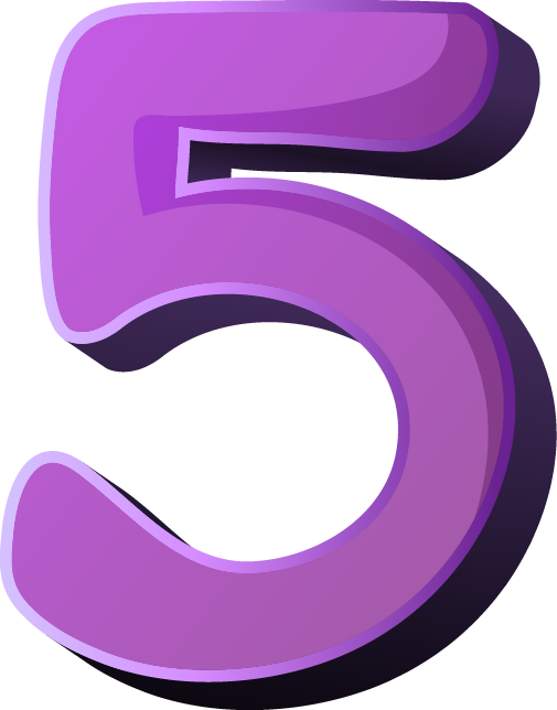 5 Number Download Free Image PNG Image