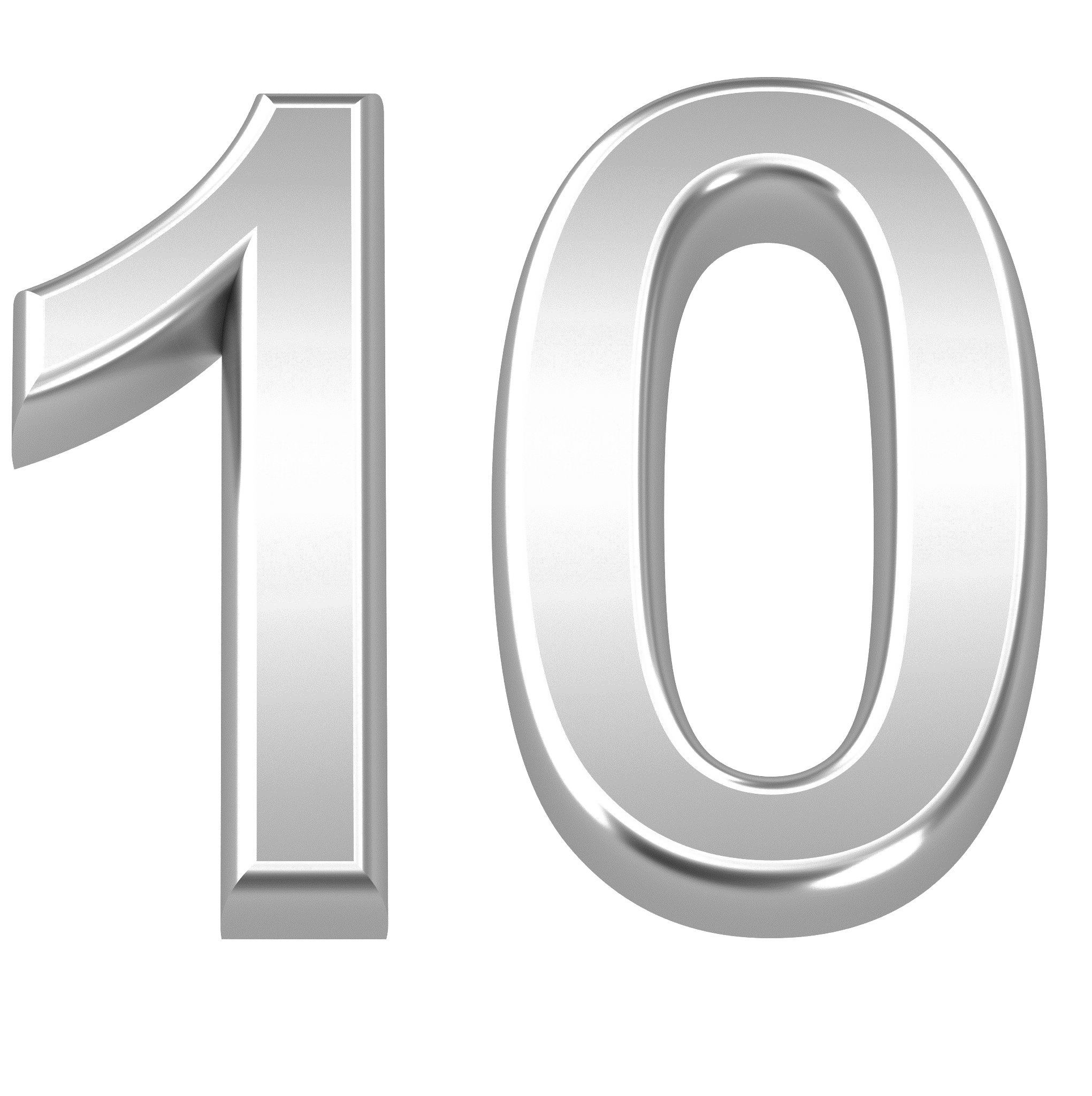 10 Number Download HQ PNG Image