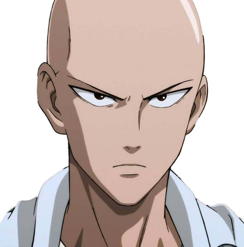 Saitama Man Punch One Free Clipart HD PNG Image