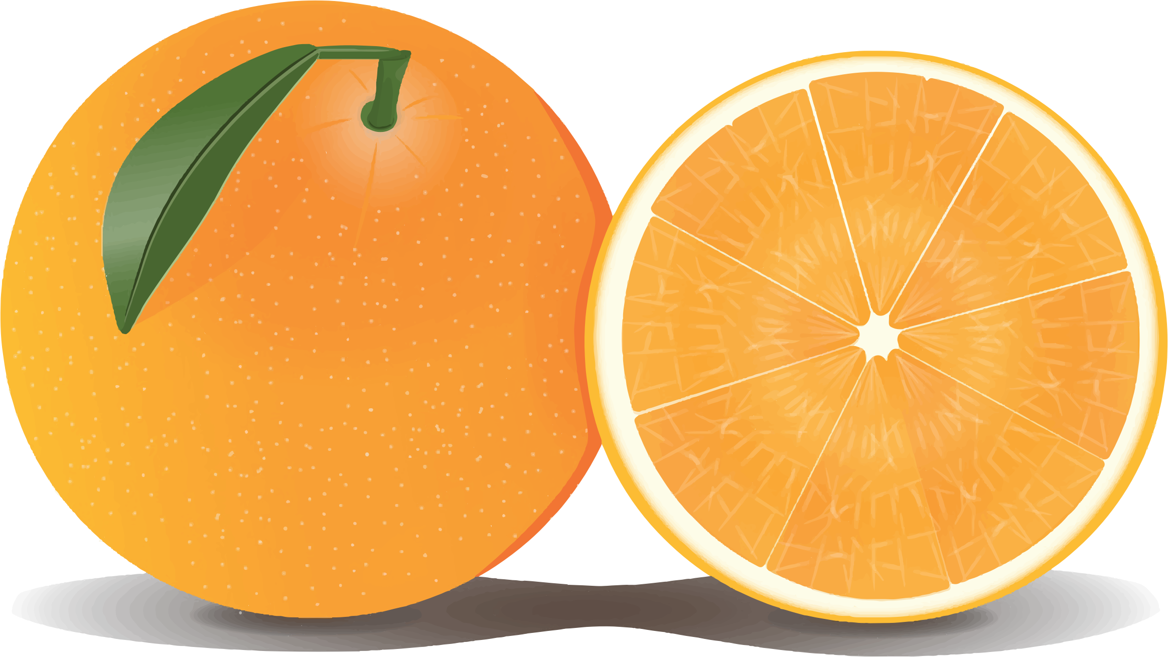 Orange Clipart PNG Image