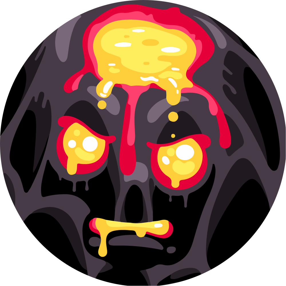 Slitherio Agario Agar Jack Orange Lantern PNG Image