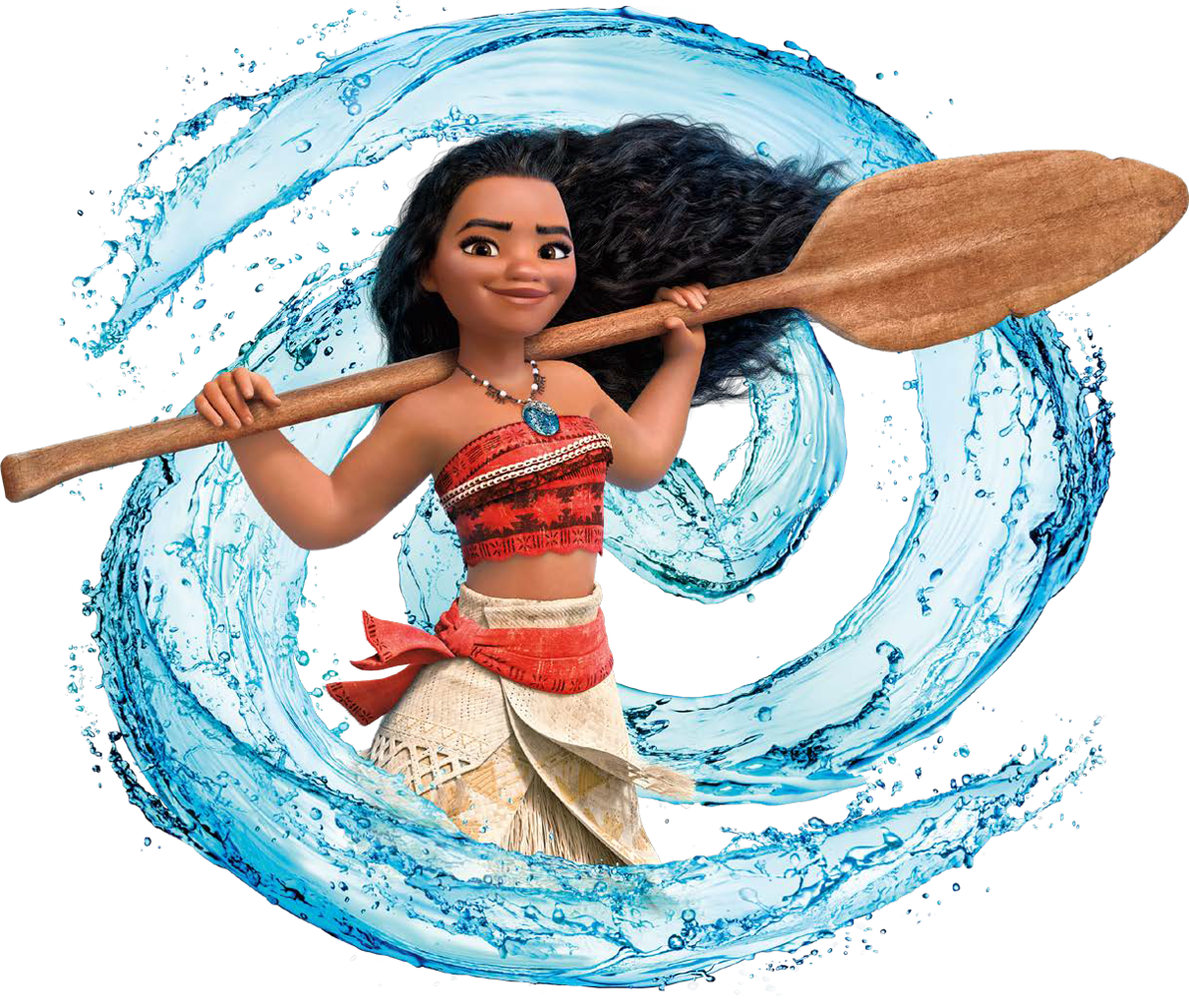 Girl Hawaiian Luau Free Clipart HD PNG Image