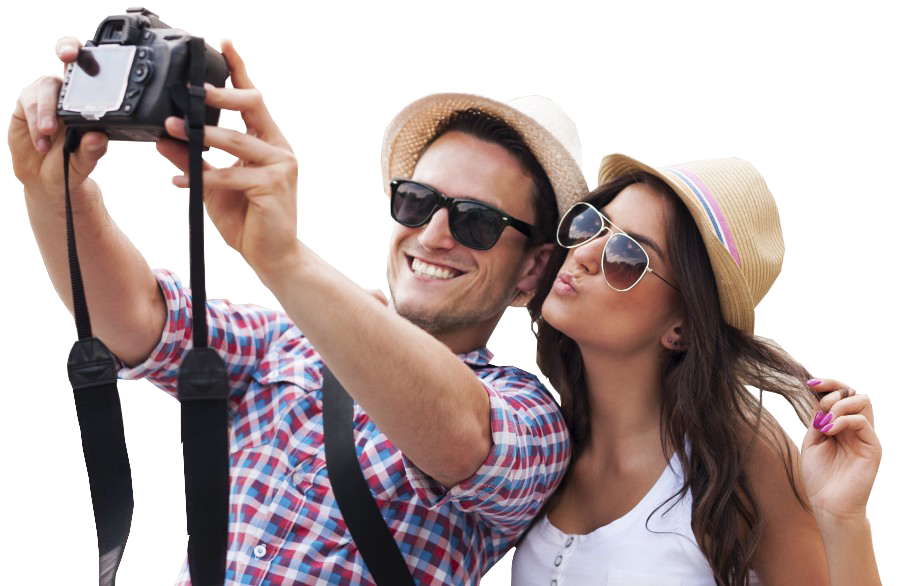 Couple Pic Tourist HD Image Free PNG Image