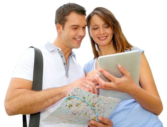 Couple Tourist HD Image Free PNG Image