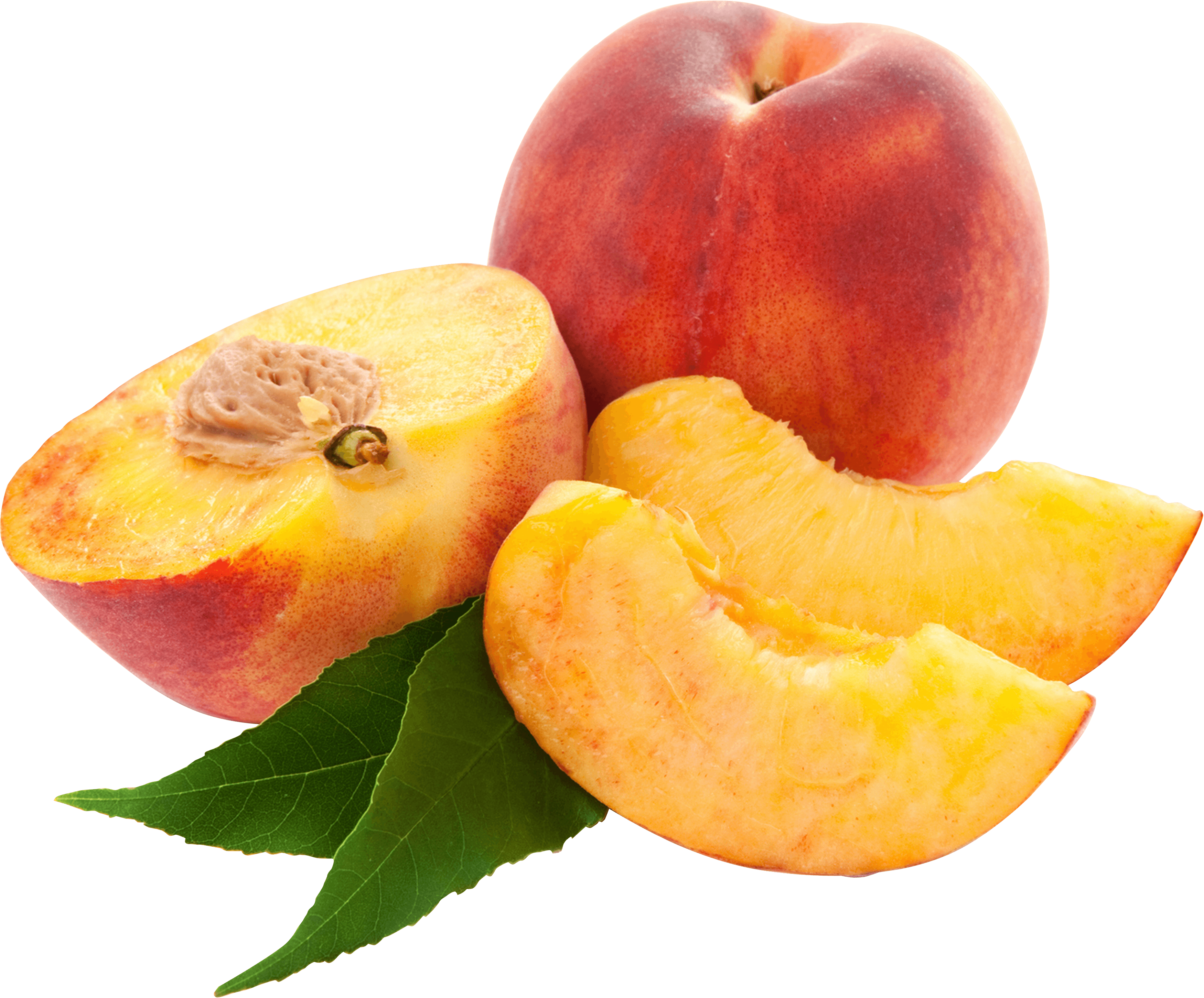 Sliced Peaches Png Image PNG Image