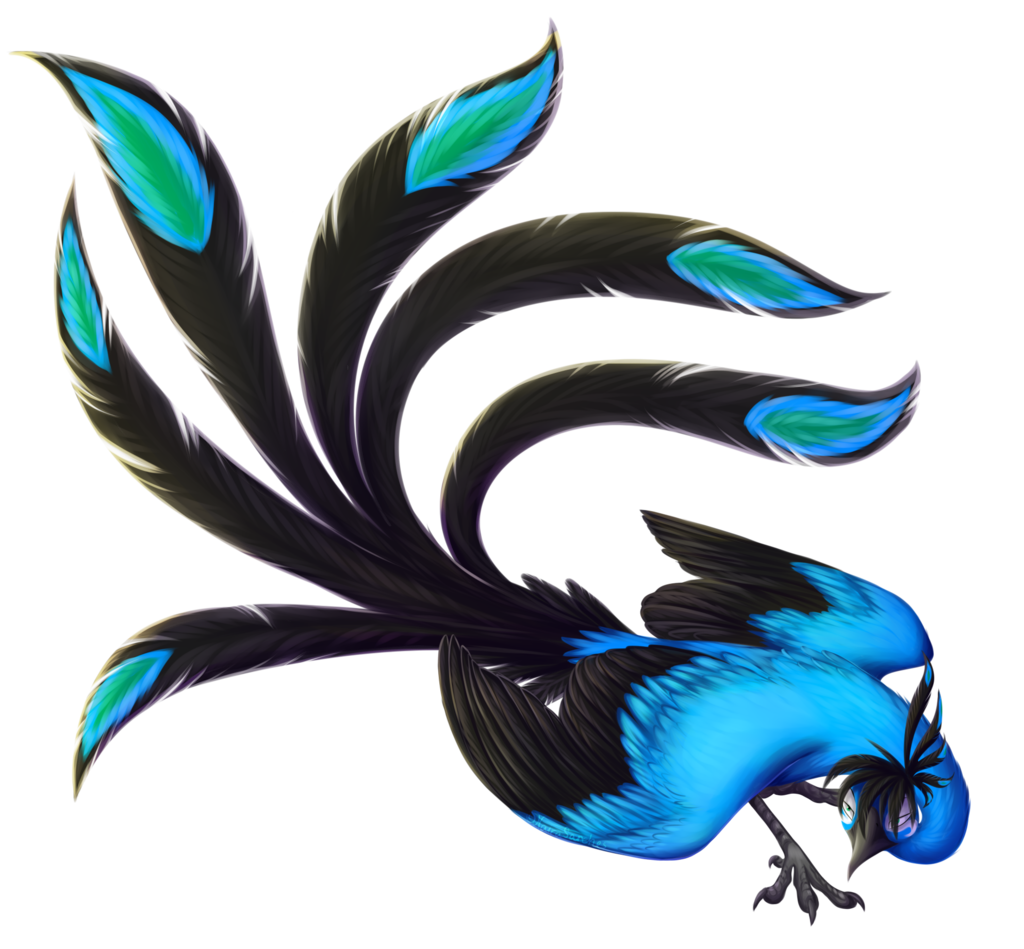 Blue Phoenix Clipart PNG Image