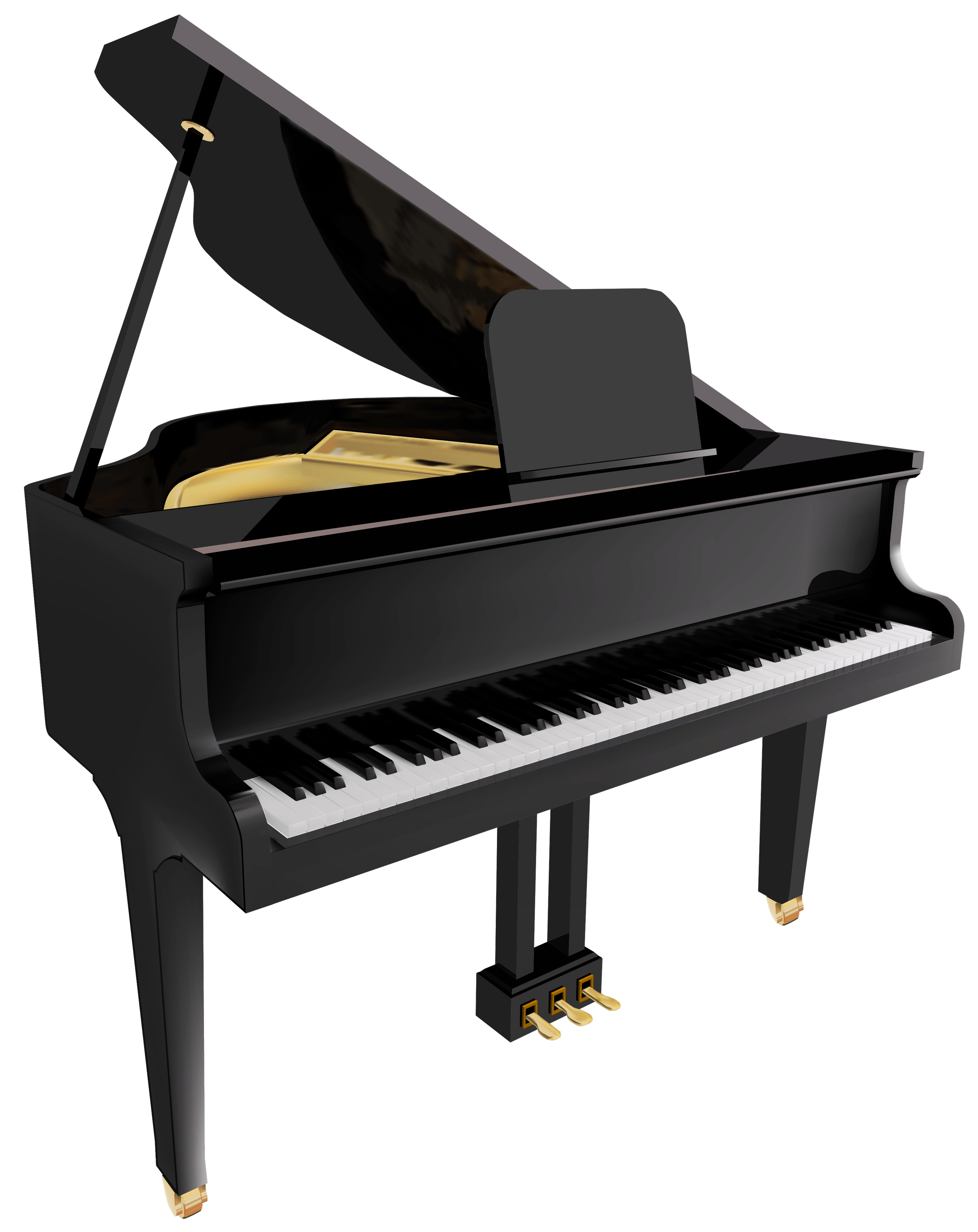 Piano Keyboard Grand PNG Free Photo PNG Image