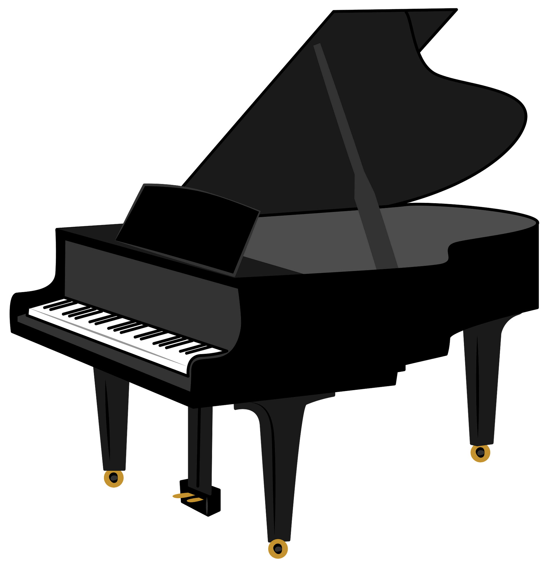 Piano Keyboard Grand Free PNG HQ PNG Image