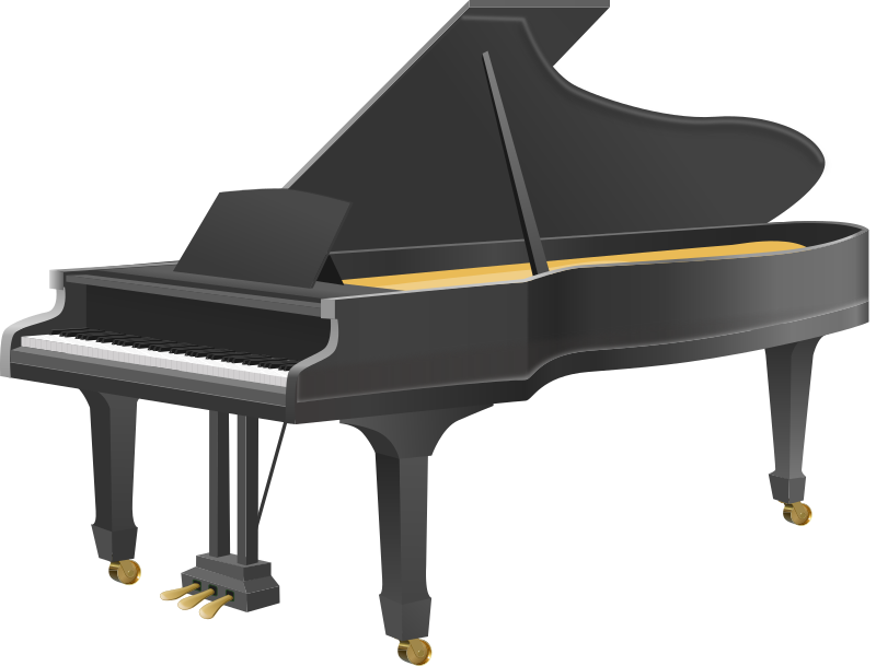 Grand Piano Clip Art PNG Image