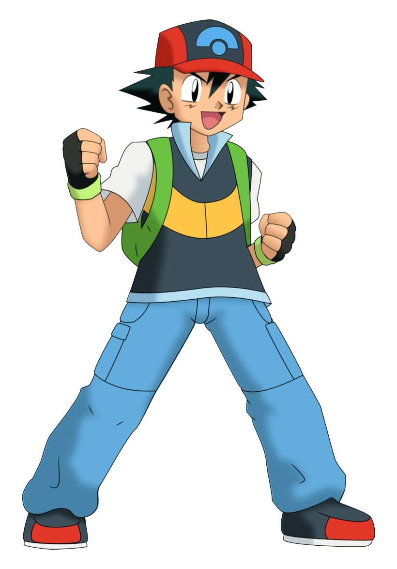 Ketchum Ash Pokemon Free Transparent Image HQ PNG Image