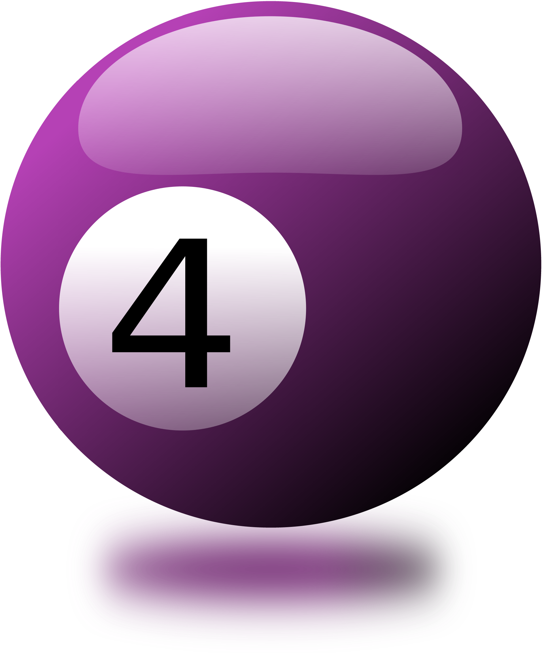 Pool Ball Transparent PNG Image