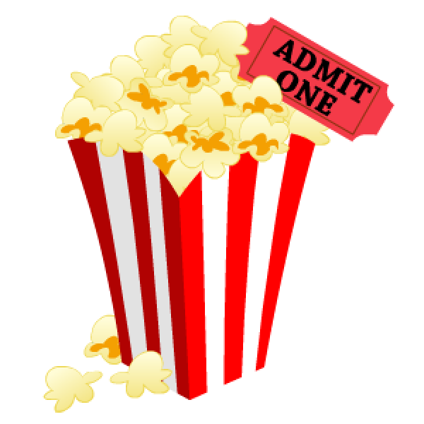 Popcorn Yellow Film Cinema Free Transparent Image HQ PNG Image